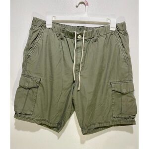 Tommy Bahama cargo shorts pull on drawstring adjustable waist green men's 1XL
